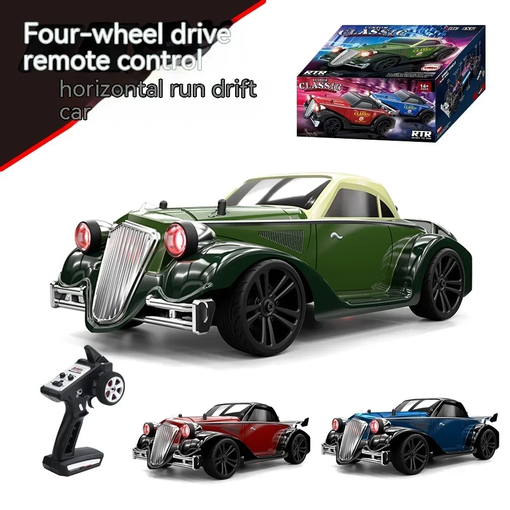 

Scy-16302 Remote-Controlled Vehicle Retro Car Flat Running Four-Wheel Drive Drift Vehicle 1:16 Lighting Off-Road Vehicle Gift