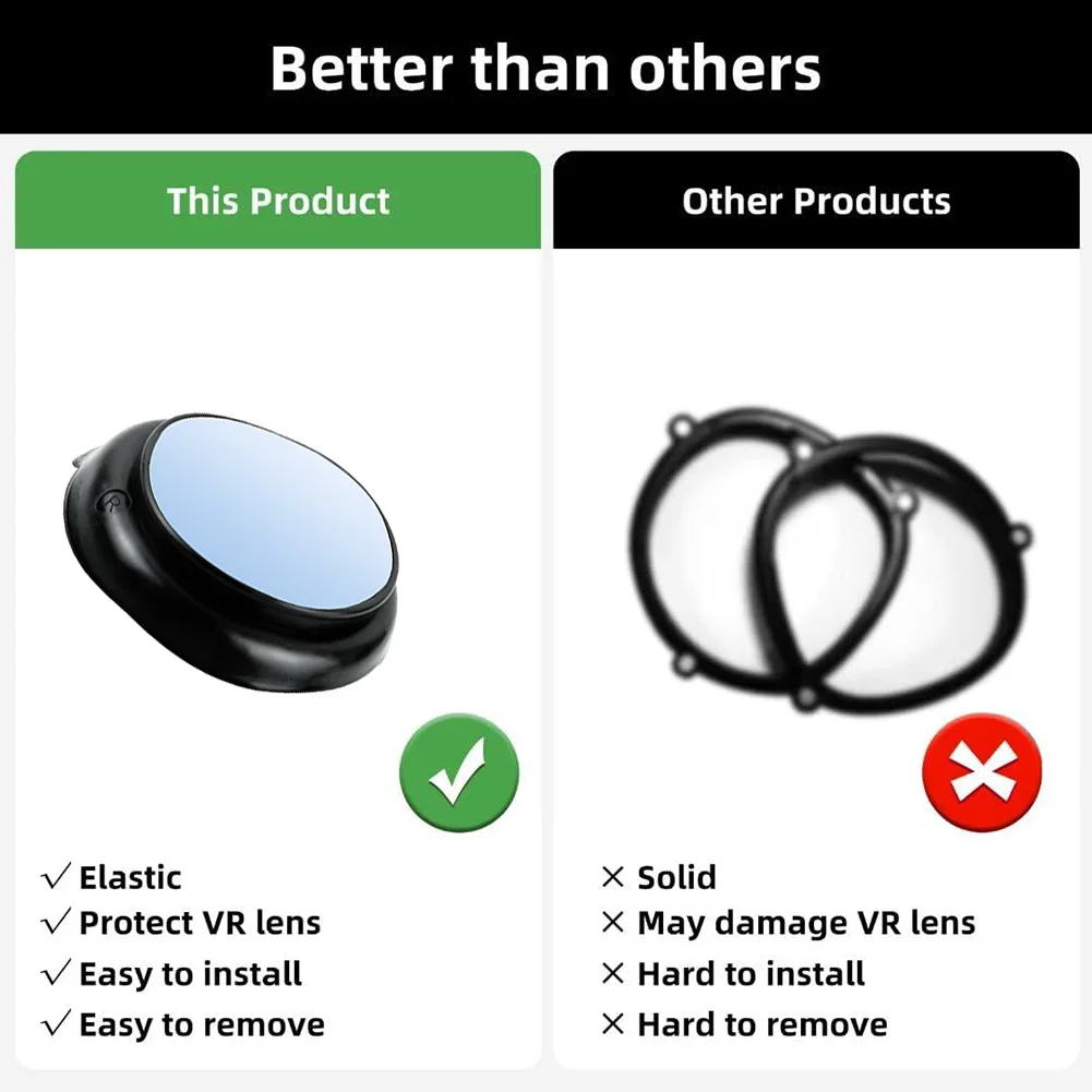 Lens Protective Cover Anti-Scratch VR Lens Protector R&L Glasses Lens Insert for Meta Quest 3