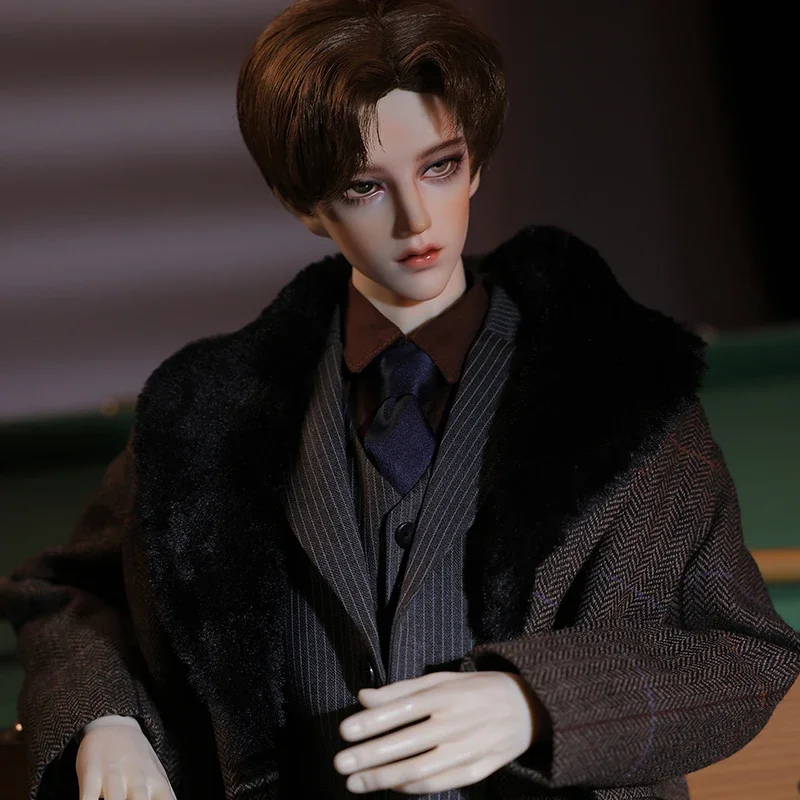 Shuga Fairy Doll BJD Staff 1/3 Resin 72cm SD Dolls Uncle Doll with Woolen Coat Fullset Dolls