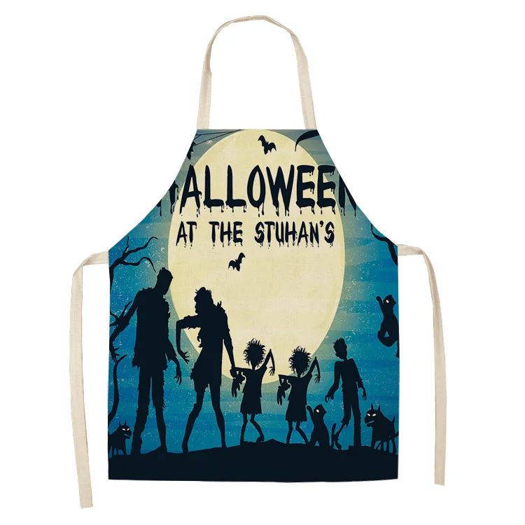 YLOLUL 12 Pcs Halloween Aprons - Witch Leg Design Cooking Aprons For Halloween Party & Baking