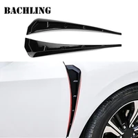 Car Side Fender Universal Side Wing Air Vent Hood Intake Fender Cover Moulding Trim Stickers Hood Intake Sticker Accessorie 2