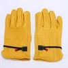 Leather Work Gloves For Men Yellow Cowhide Heavy Duty Safety Protective Driver Working Welding Mechanic Gloves 3