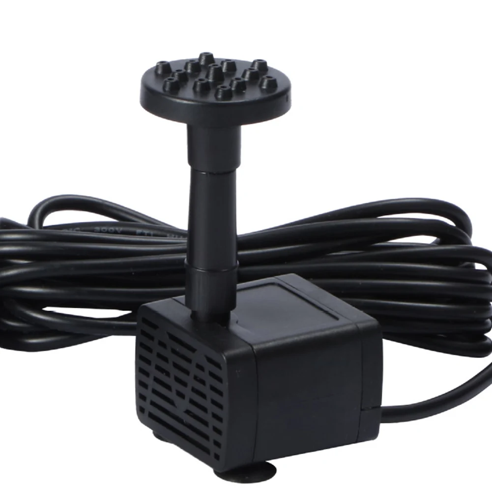 1.2W Solar Fountain Pond Pump Kit 200L/h with 6 Nozzles Solar Water Pump Kit Lift 110cm Solar Fountain for Water Feature Outdoor