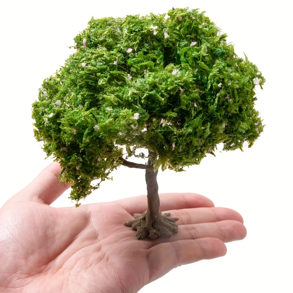 1pc Model Tree Miniature Sand Table Architectural Decorative Ornament DIY Micro Landscape