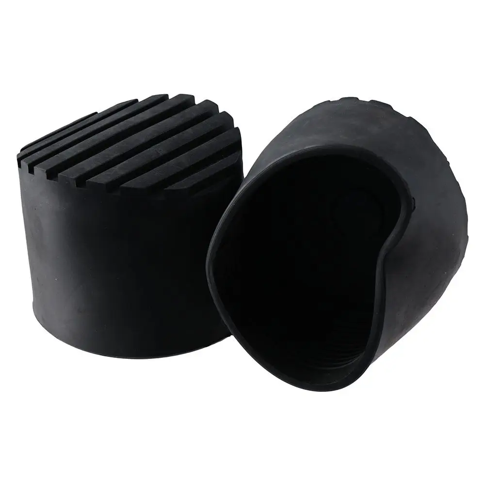 2Pcs/set Ladder Non-Slip Cover Telescopic Ladder Rubber Mat Extend Round Feet Replacement High Quality Accessories