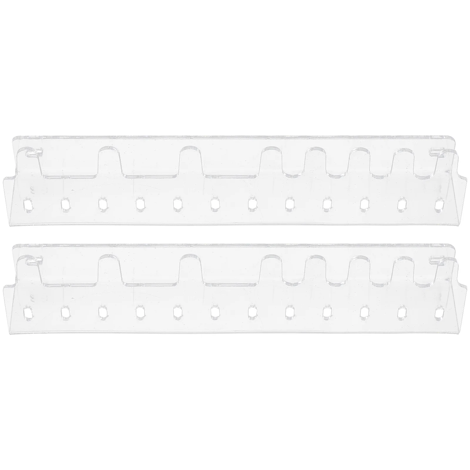 

2pcs Wall Hanging Earring Organizer Acrylic Jewelry Display Rack Necklace Display Holder Wall Jewelry Organizer