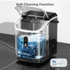Ice Makers with Soft Pellet Ice, Pebble Ice Maker Machine with Self-Cleaning, 35.5Lbs/24Hrs, One-Clic 5