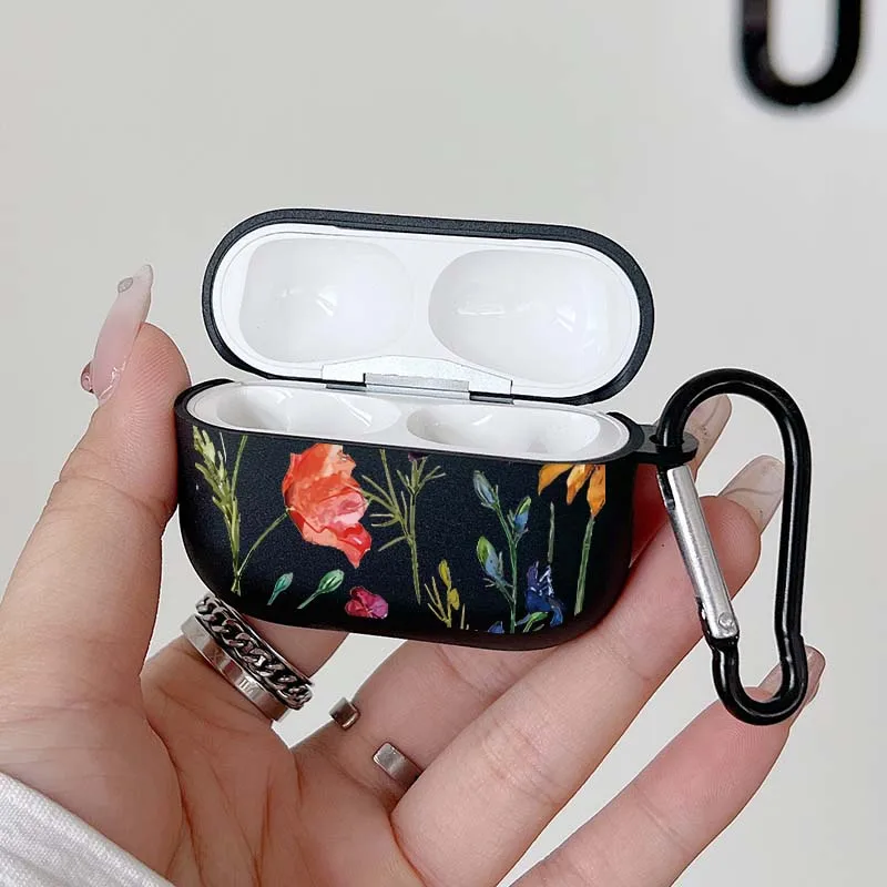 Colorful Flower Pattern Headphone Case for Airpods