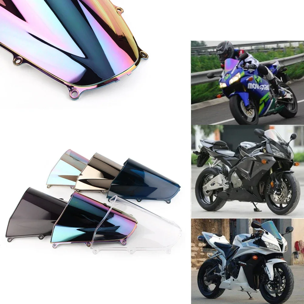 

Мотоциклетное ветровое стекло с двойными пузырьками, Φ для Honda CBR600RR CBR 600RR CBR 600 RR F5 2005 2006
