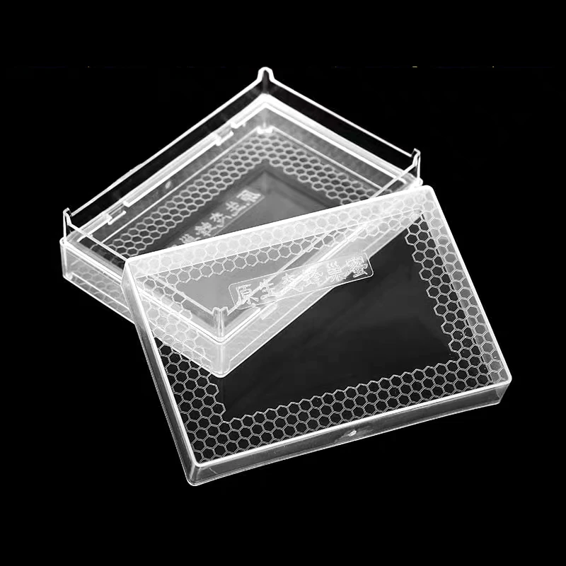 A Complete 500g Combhoney Cassette Kit 1 Plastic Frame With 6 Clear Transparent Cassette Boxes Beautiful Clear Comb Honey Boxes