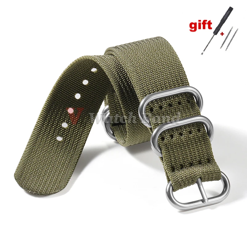 High-Density Durable Nylon Watch Band - Premium Fabric Braid Sport Wristband Accessories