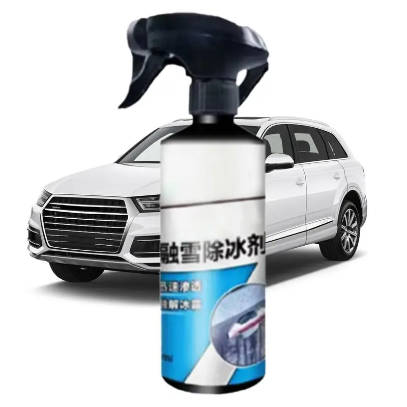 

Ice Melt Spray 500ml Effecient Deicer Spray For Car Windshield Anti-Snow Car Supplies Effective Deicer Spray For Glass Winter