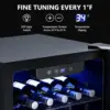 Refrigerator Cooler - 126 Can Mini Fridge with Glass Door for Soda Beer or Wine, Beverage Cooler for Home, Office 4