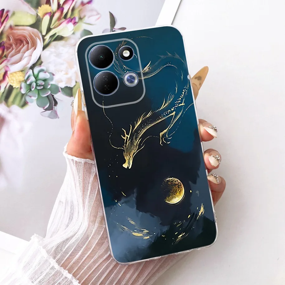 Cute Cartoon Animal Soft Silicone Clear Phone Case Cover