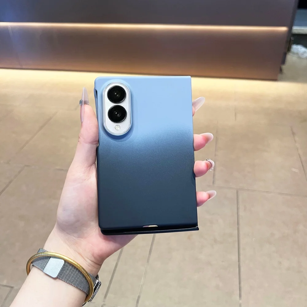 Matte Gradient Double Color Hard PC Slim Frosted Shockproof Case