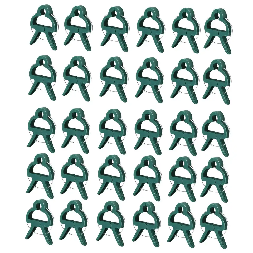 40 Clip Per Piante Rampicanti Con Fascette – Supporto Per Pomodori E Cetrioli (20 Grandi + 20 Piccole)