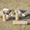12PCS Numbered Pins Wooden Throwing Game  Throwing Bowling Premium Hardwood For Child-Parent Interactive Game Out-Indoor Lawn 4
