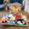 Children Shape Toys Montessori Educational Toys Giraffe Busy Book For Fine Motor Skills Knowledge Developing 3