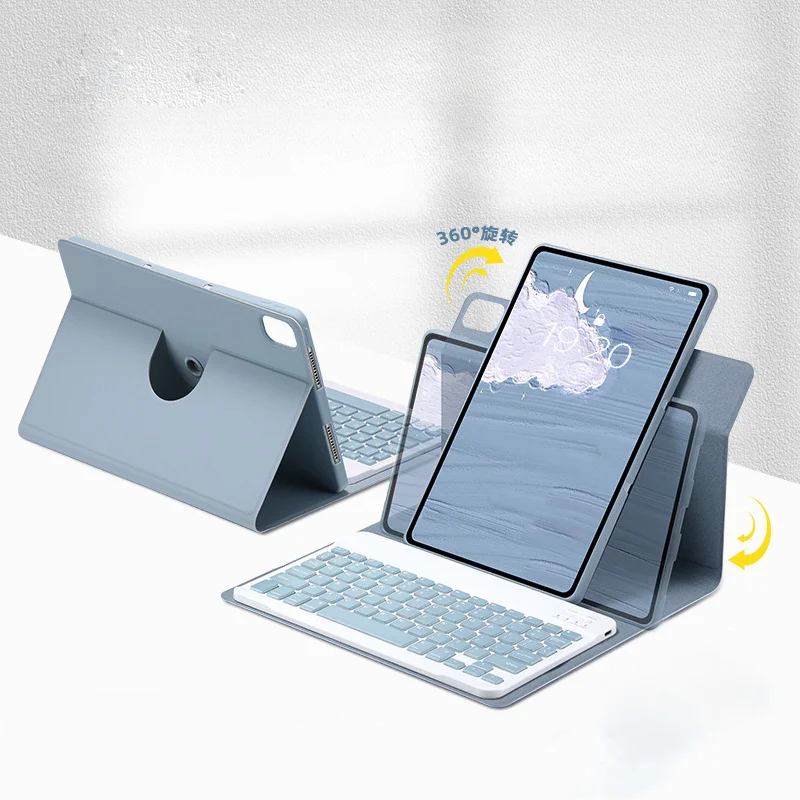 

360 Rotation Bluetooth Keyboard for Lenovo XiaoXin Pad Plus Tab P11 2nd Gen 11.5 2023 TB350FU TB350XC with Keyboard Casing Cover