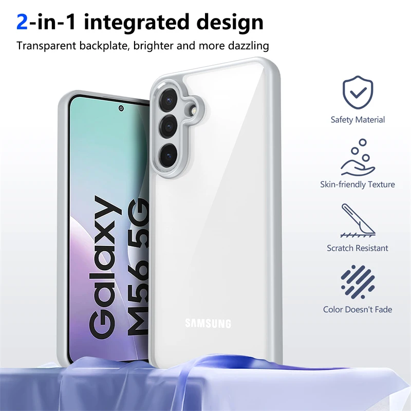 Crystal Clear Anti-Fall TPU Phone Case - Transparent Protection Cover