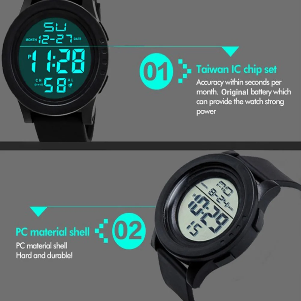 Рисунок 5 - Светящиеся женские цифровые часы