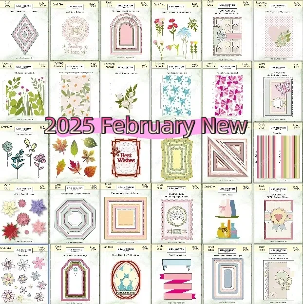Nested Tags Quirky Vases Metal Cutting Dies Scrapbook Diary Decoration Stencil Embossing Template DIY Greeting Card Handmade