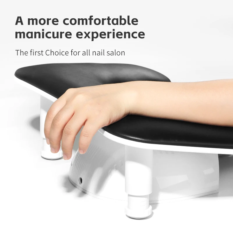New Arm Rest for Nails U-shaped Manicure Adjustable Nail Arm Rest Stand Microfiber PU Leather Hand Rest Pillow for Nail Cushion 5