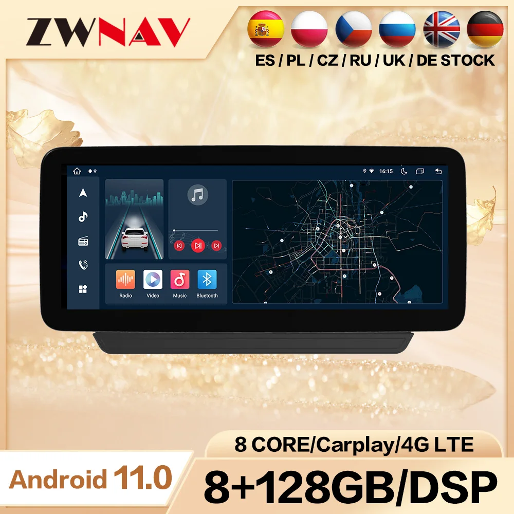 

128G экран для Honda Crider 2018 2019 2020 2021 2022 Android 11 автомобильное радио стерео с Bluetooth аудио IPS головное устройство