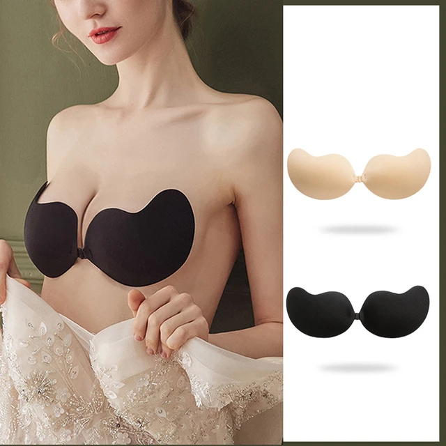 Silicone Push Up Bra Self Adhesive Strapless Invisible Bra Adhesive Breast  Pasty Nu Bra Chest Paste Invisible Bra Nipple Pads - AliExpress