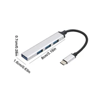 4-In-1 USB Splitter 5Gbps USB Data Hub USB C To USB Hub Multiple USB 3.0 Hub USB Port Expander for Laptop and PC - Image 5