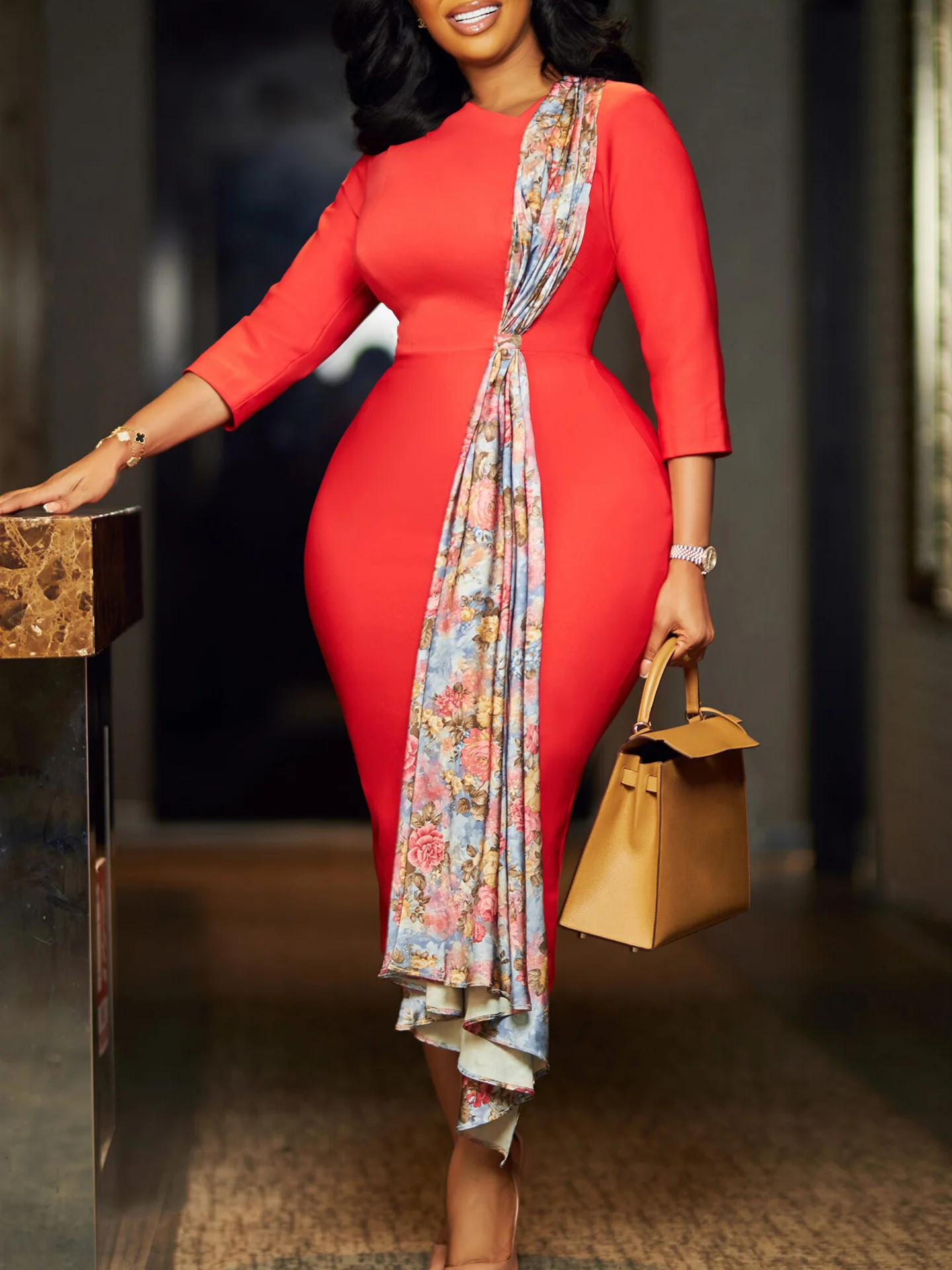 Plus-size women's 2024 new fashion temperament elegant bag hip