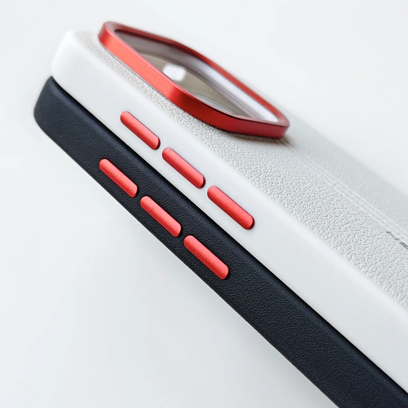 Premium Business PU Leather Case with Soft TPU Edge - Ultra Thin Cover