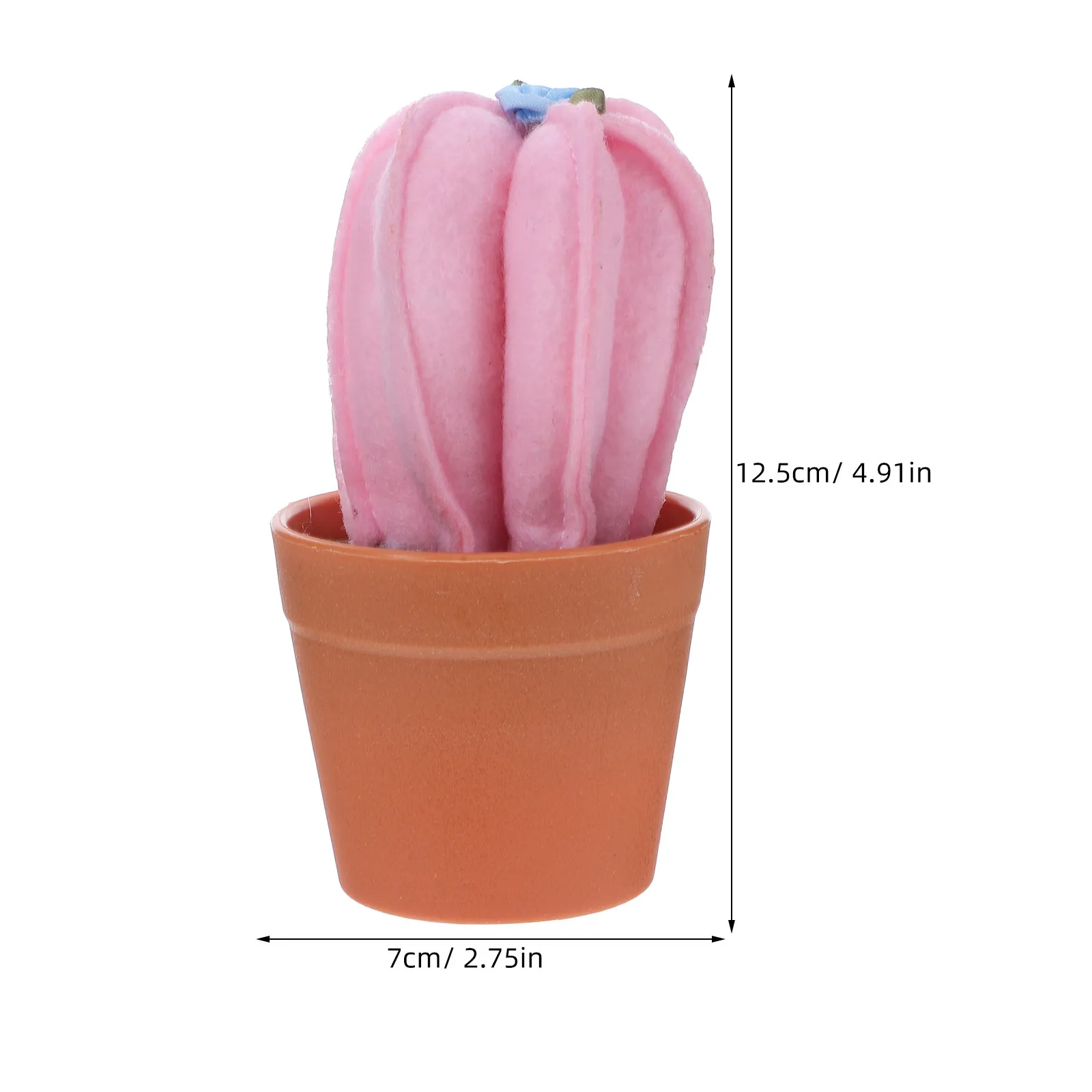 선인장 모양 핀쿠션 플라스틱 화분 귀여운 바느질 정리함 바늘 보관 퀼팅 자수 DIY 공예 바늘꽂이