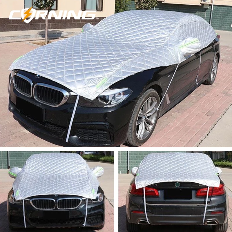 Housse demi-housse de voiture en PVC, protection contre la chaleur, le  froid, le soleil, la pluie, la neige, pour berline, pick-up - AliExpress