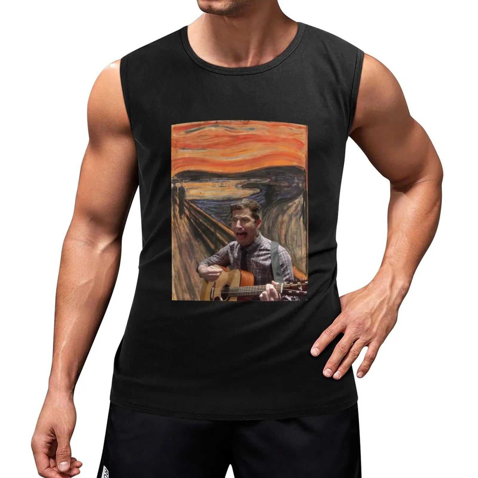 

New Jake Peralta Tank Top quick-drying t-shirt Men's fitness t-shirt fitness