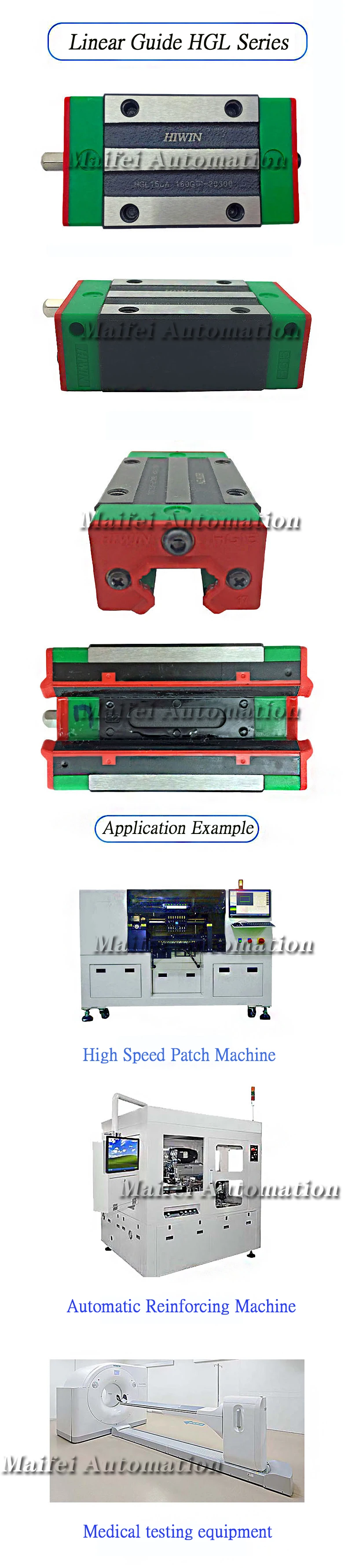 Original HIWIN HGL55CA Block HGL55 HGL45R HGL55CA Linearführung Slider für CNC-Teile – Detail 4