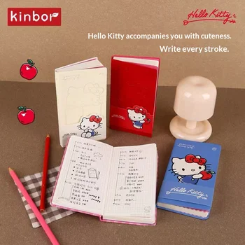 Knibor A7 Taccuino Portatile a Griglia, Mini Planner Kinbor, Diario Tascabile, Blocco Note Kawaii, Diario di Viaggio, Cancelleria per Studenti