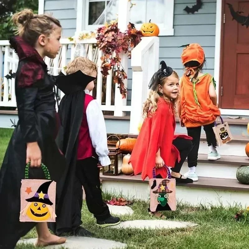 Halloween Gift Bags with Handles for Kids Party Favors