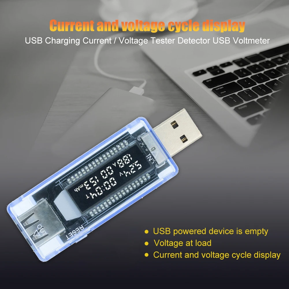 Description Picture 2 of itemKWS-V20 Voltage Meters Current Voltage Capacity Battery Tester USB Volt Current Voltage Doctor Charger Capacity Tester Meter Pow