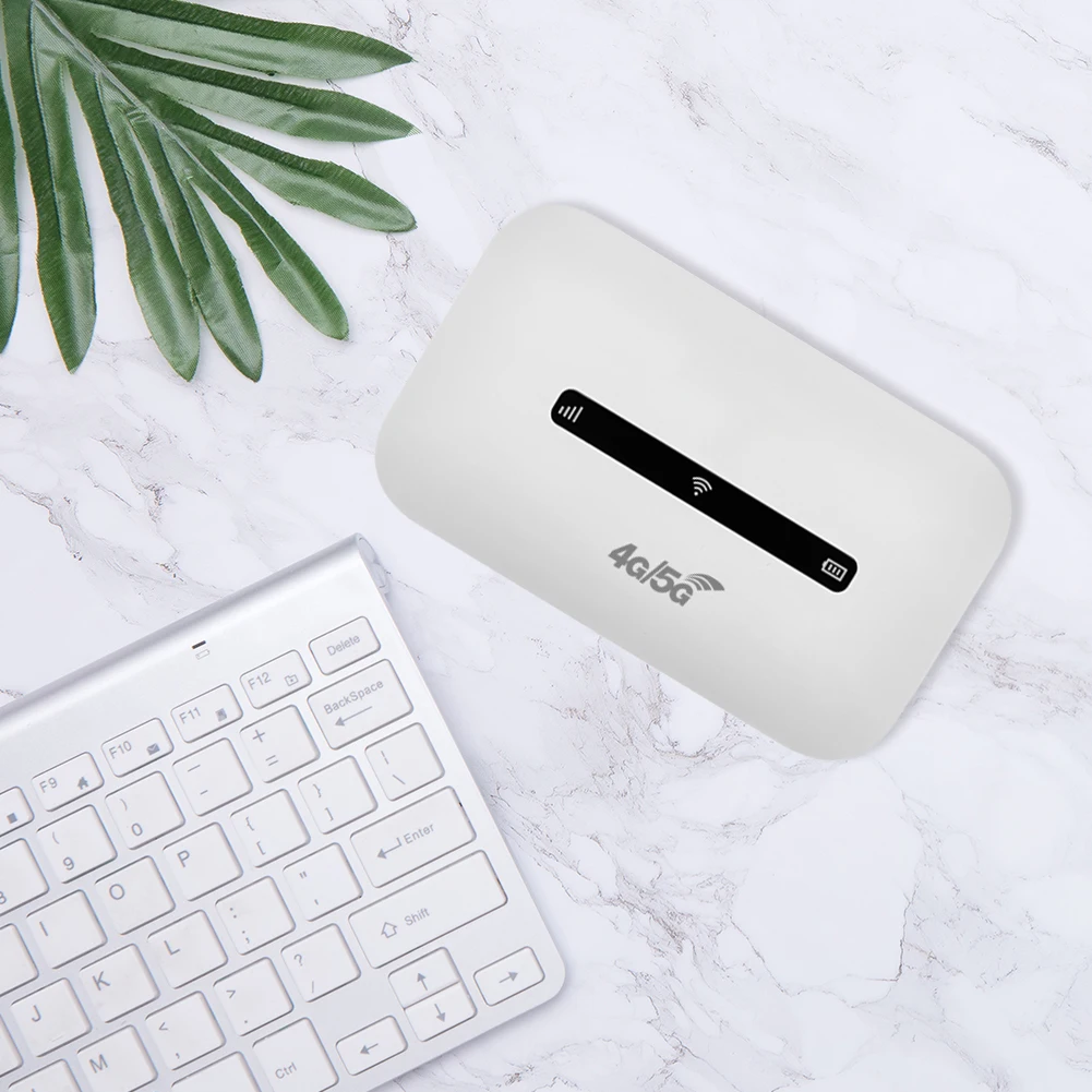 High-Speed 4G LTE Portable WiFi Router with SIM Card Slot for Multiple Users - Ideal for Home, Office, and Travel