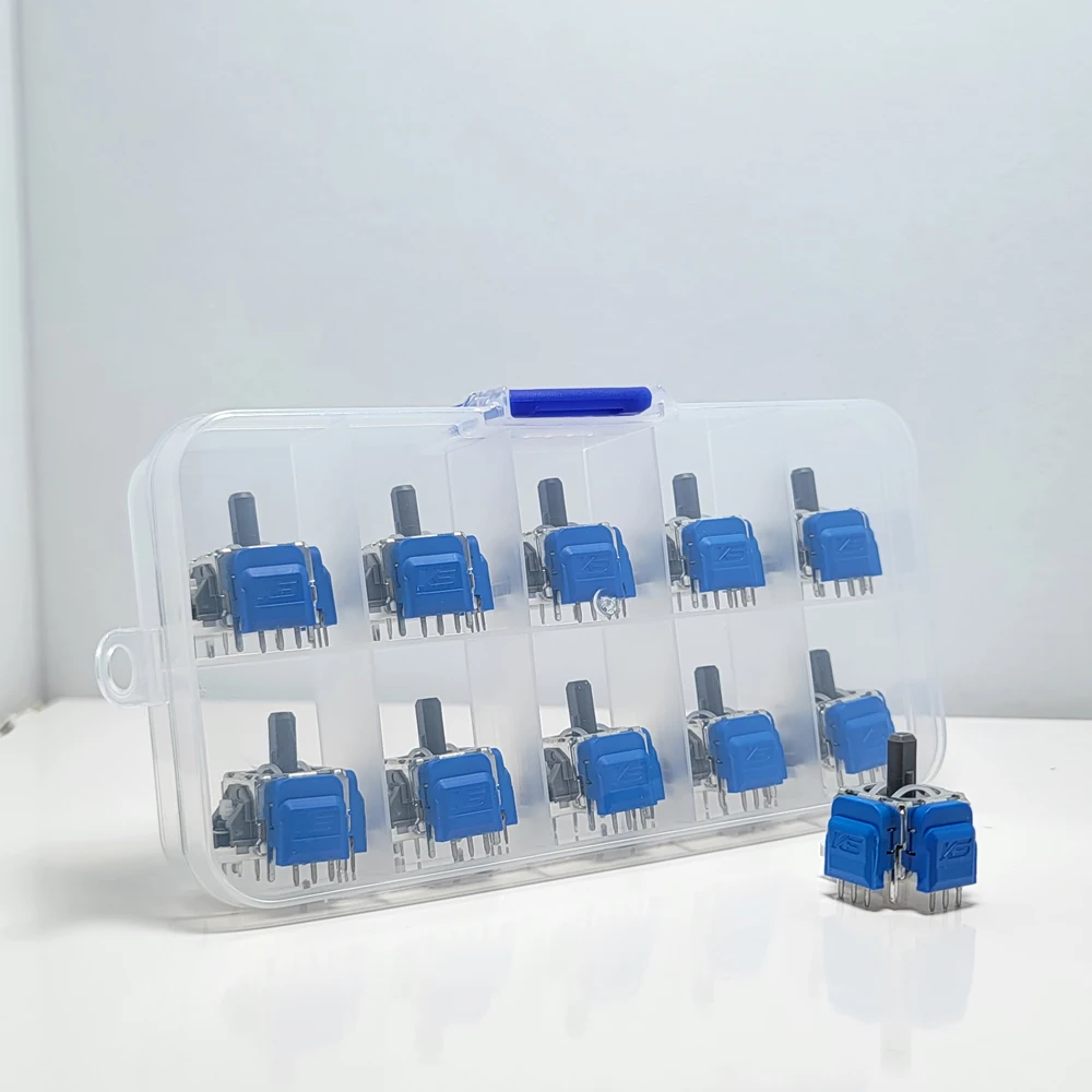 2/10개 K-실버 JS13 Pro+ TMR 조이스틱 PS5 듀얼센스 교체용 3D 아날로그 썸스틱 로커 TMR 전자기 조이스틱
