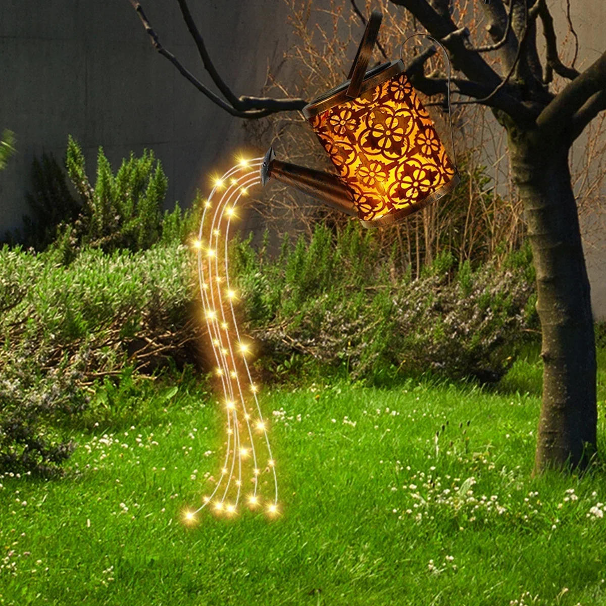Description Picture 4 of itemLED Solar Watering Can Light Hanging Kettle Lantern Light Outdoor Waterproof Villa Path Lawn Yard Garden Decoration Lamp