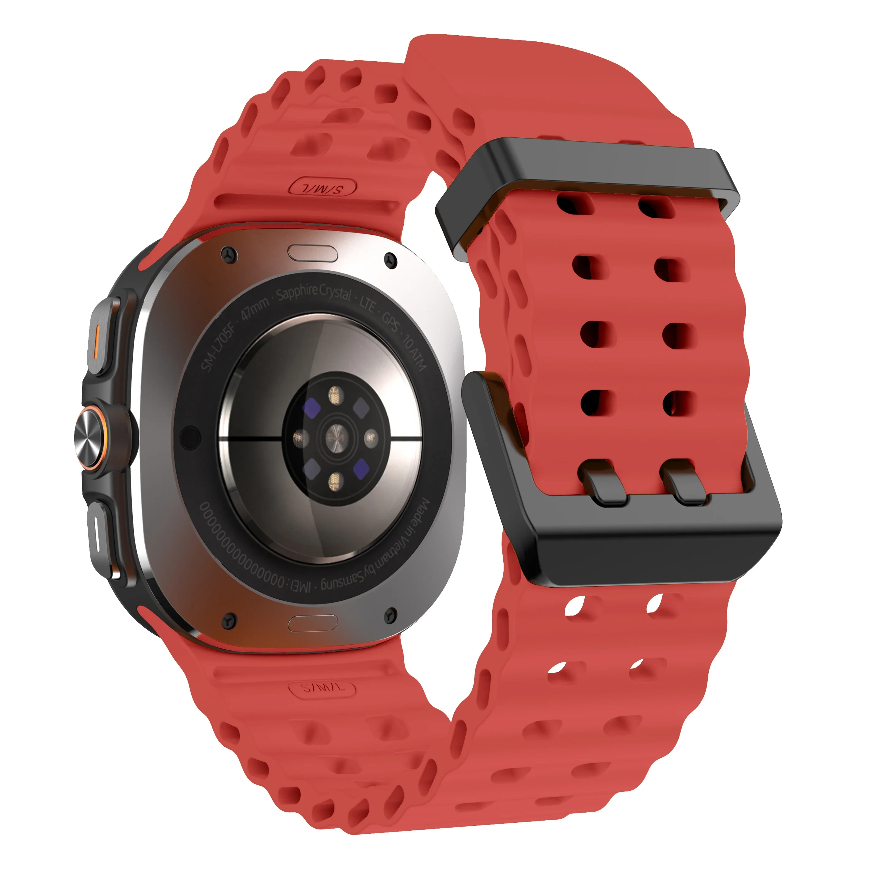 Ocean Sports Silicone Watchband - Ultra Durable Marine Strap