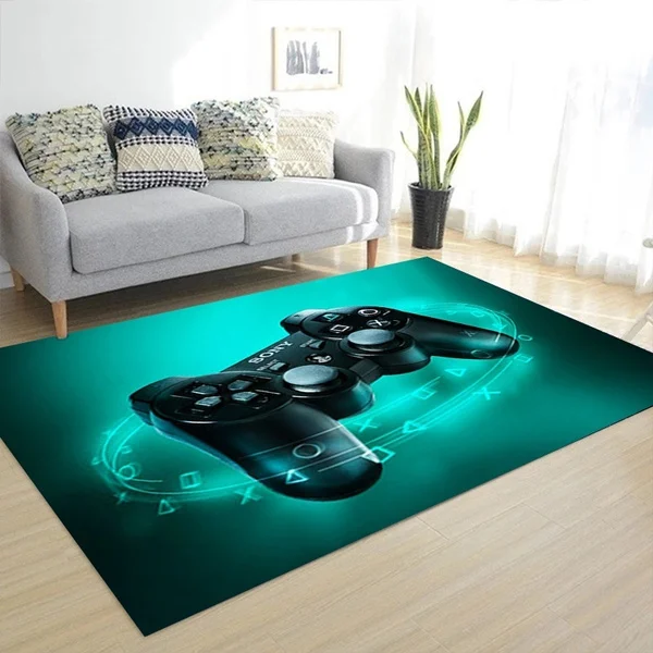 Anime Game Controller Children's Play Area Carpet Children's Game Floor Mat Cartoon 3D Pattern Living Room Decorative Carpet floor mat decorative carpet kids carpet