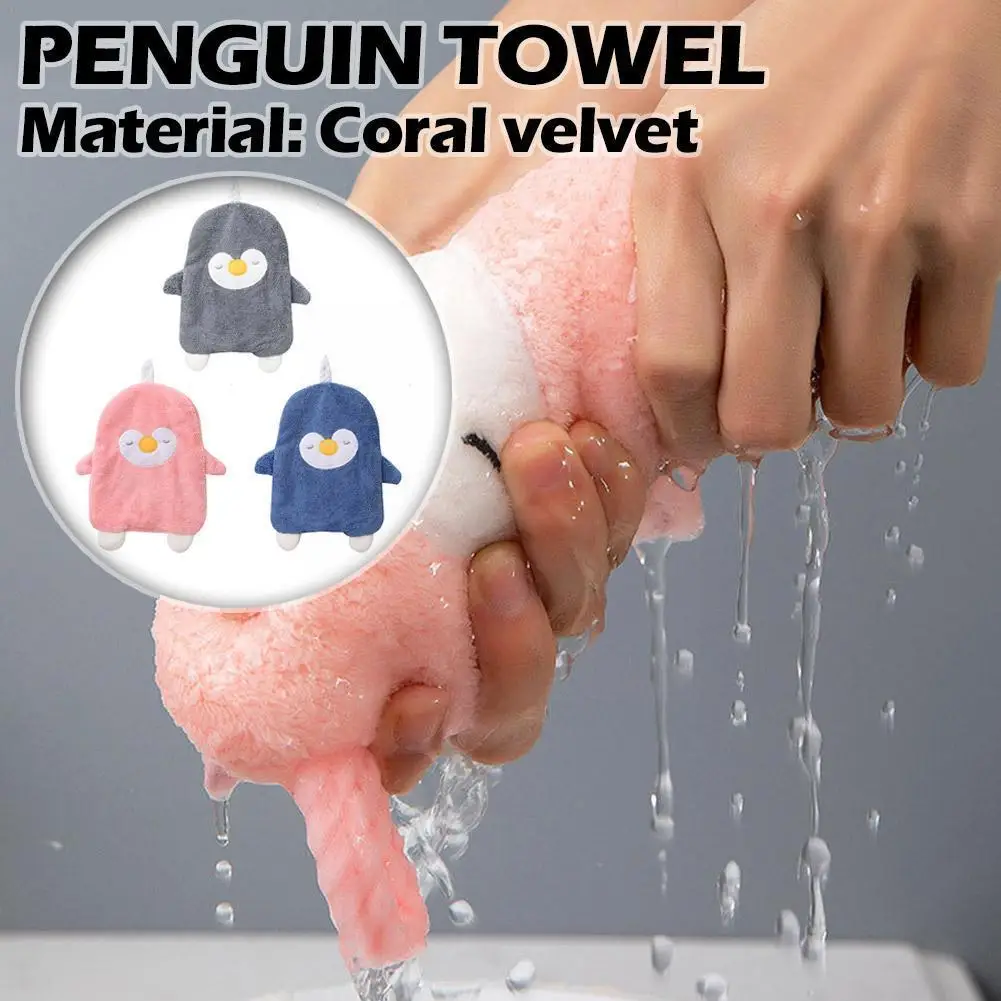 

Hand Towels Coral Fleece Anime Hanging Towel Absorbent Children Towels Hand Hand Absorbent Ha Towels Soft Cloth Dishcloths J5U9