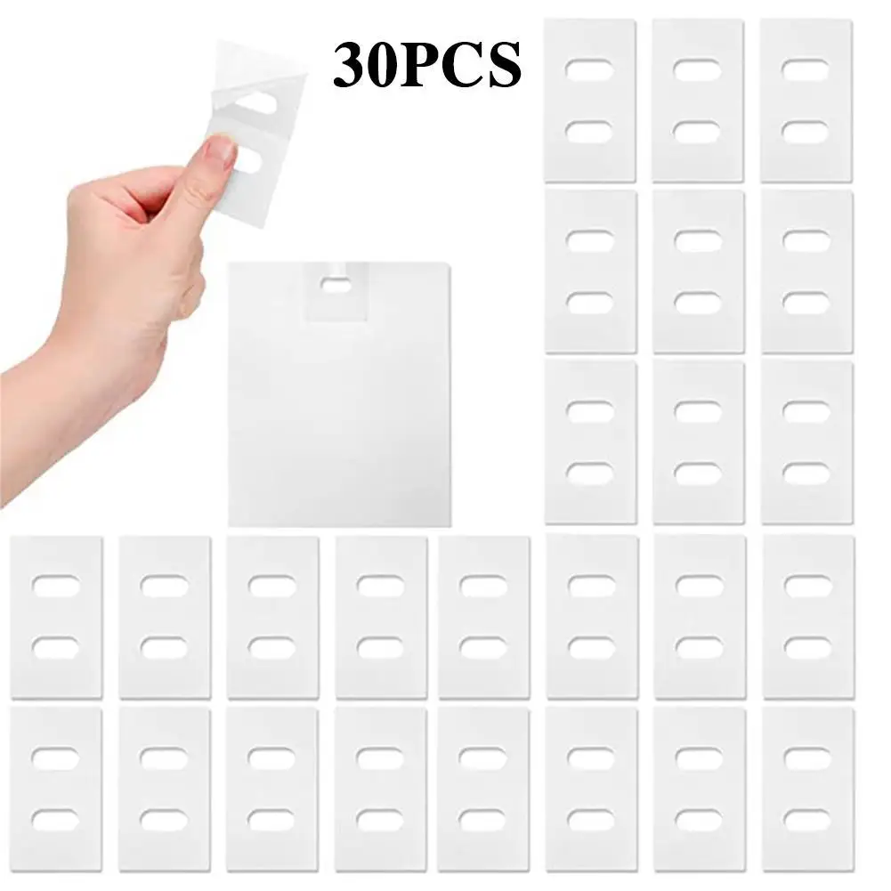 Verticale Blind Reparatie Tabs 30pcs Clear Verticale Blind Reparatie Tabs Vaan Saver Zelfklevende Jaloezie&euml;n