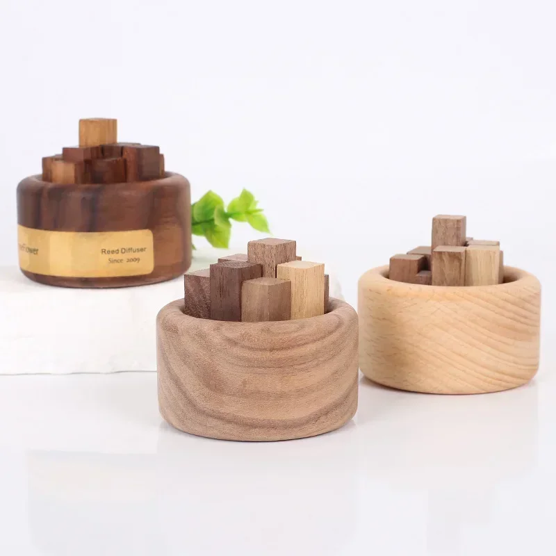 Creative Wooden Aromatherapy Interior Fragrance Expanding Fragrance Essential Oil Reed Aroma Diffuser Stick Room Fragrances