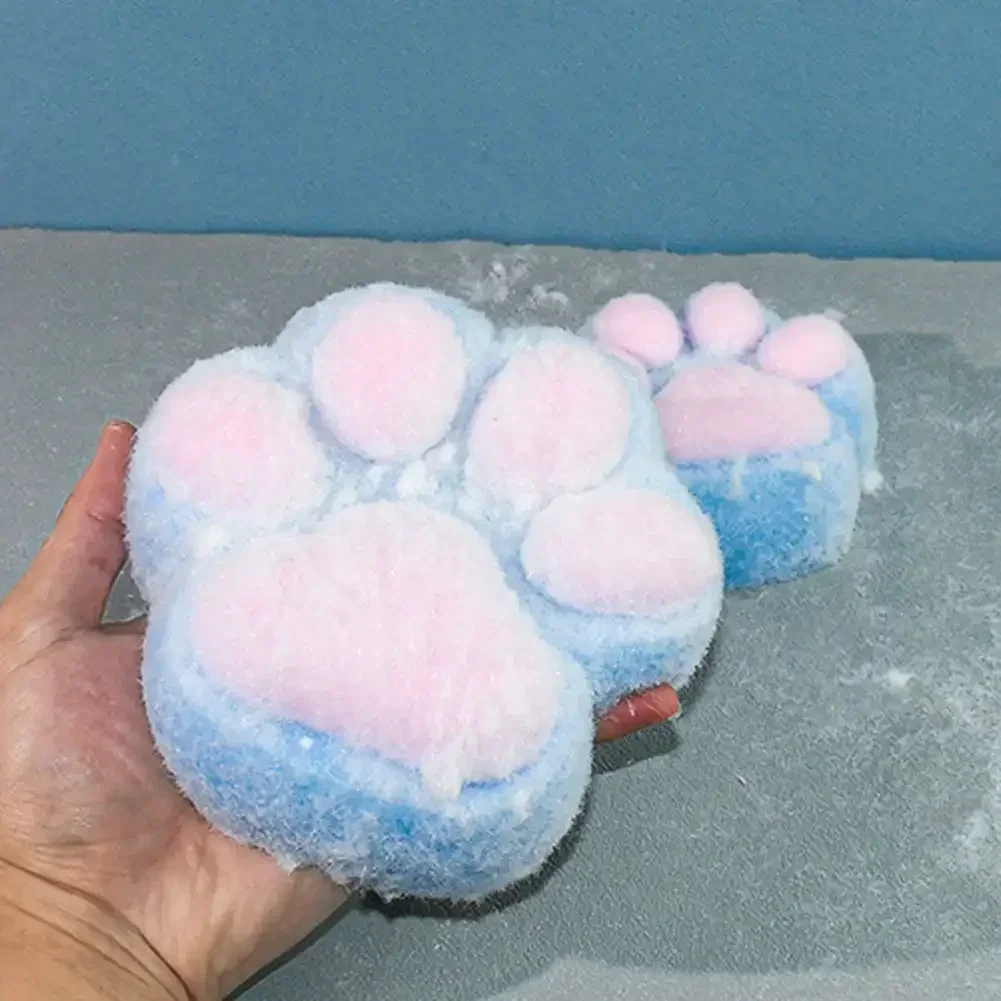 10/13.5cm Cat Paw Candle Mold Scented Silicone Mould DIY Handmade Candle Material Cake Soap Resin Mold Candle Making Supplie