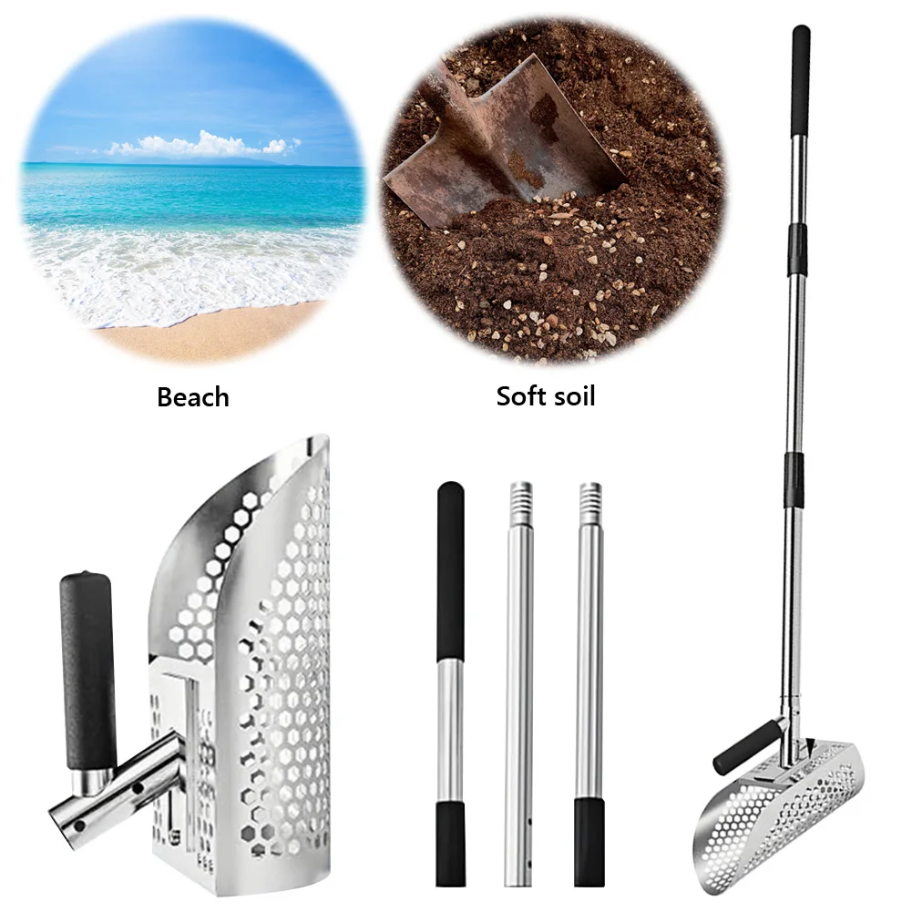 Stainless Steel Sand Scoop 4
