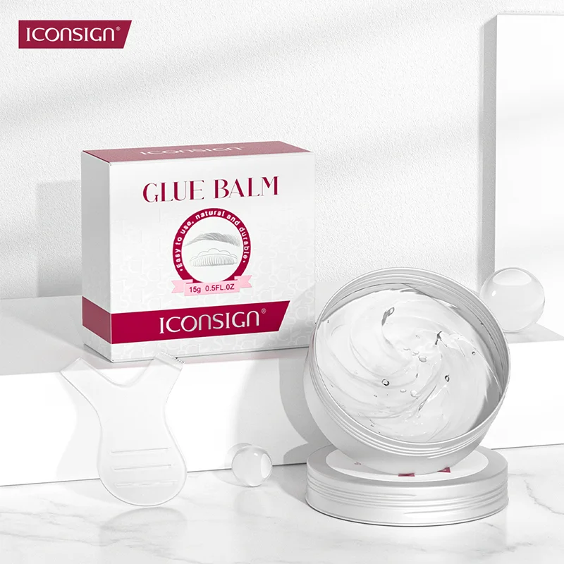 ICONSIGN Glue Balm for Lash Lifting Fast Fixing Shape Brow and Lashes Lift Waterproof Wax Beauty Makeup Accessories eyelash glue eyelash glue balm
